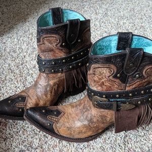 Corral Vintage Ankle Boots Size 10